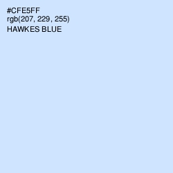 #CFE5FF - Hawkes Blue Color Image